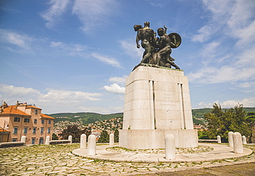 War Monument on San Giusto hill, Trieste, Friuli Venezia Giulia, Italy