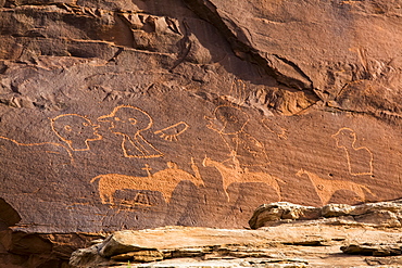 Sand Island Petroglyph Panel, Bears Ears National Monument, near Bluff, Utah, United States of America