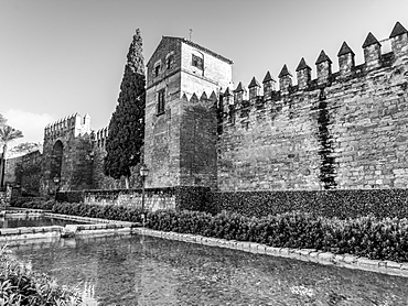 Roman walls of Cordoba, Cordoba, Andalusia, Spain