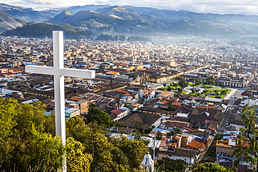 View of Cajamarca from Cerro Santa Apolonia, Cajamarca, Peru