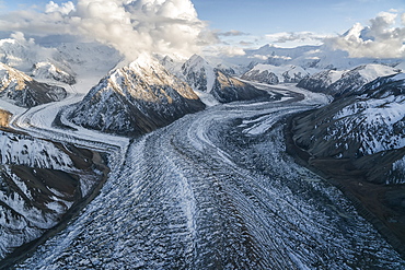 Glaciers and mountains of Kluane National Park and Reserve, near Haines Junction, Yukon, Canada