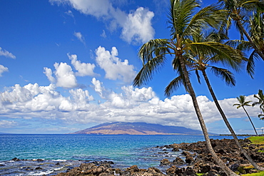 View of West Maui Mountains from Wailea, Wailea, Maui, Hawaii, United States of America