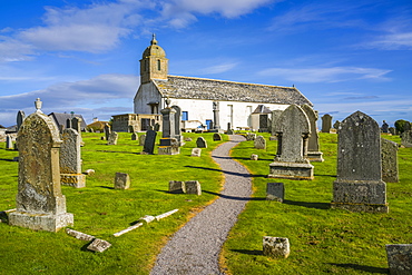 Tarbat Old Parish Church, Portmahomack and Commonwealth War Cemetery on site of old Pictish Monastery, Portmahomack, Scotland