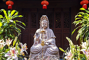 Statue of the Goddess of Mercy by the Mot Cot Temple, Hanoi, Hanoi, Vietnam