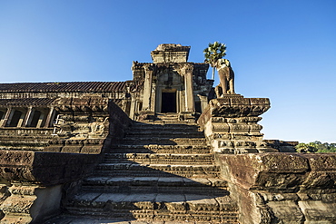 West Gallery of the main temple complex of Angkor Wat, Siem Reap, Cambodia