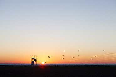 Sunrise at Woodbine Beach, Toronto, Ontario, Canada