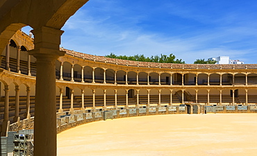 Bull fighting ring; Ronda, Malaga Province, Spain