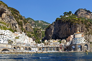 Waterfront of Amalfi; Amalfi, Salerno, Italy