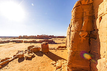 Elephant statue in the Great Enclosure of Musawwarat es-Sufra; Northern State, Sudan