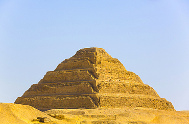 Djoser's Step Pyramid, Step Pyramid Complex, UNESCO World Heritage Site; Saqqara, Egypt