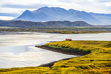 Coastline of Northwest Iceland, Vatnsnes peninsula; Hunaping vestra, Northwestern Region, Iceland