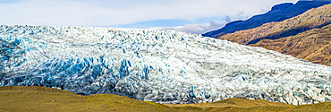 Hoffellsjokull glacier, Vatnajokull National Park; Hornafjordur, Eastern Region, Iceland