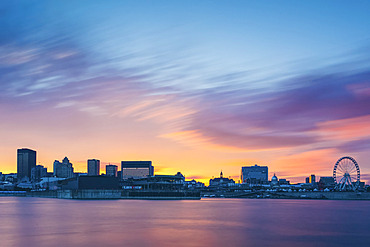 Sunset over Montreal; Montreal, Quebec, Canada