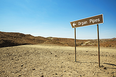 Organ Pipes, iron rich lava formations, Damaraland; Kunene Region, Namibia