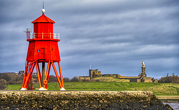 Herd Groyne Lighthouse; South Shields, Tyne and Wear, England