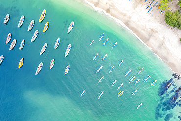 Drone view of Papuma Beach in East Java; East Java, Indonesia