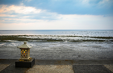 Beachfront of Nugraha Lovina Resort; Lovina, Bali, Indonesia