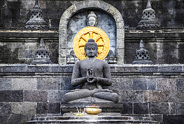 Statue of Buddha at Brahma Vihara Arama Buddhist Monastery; Banjar, Bali, Indonesia