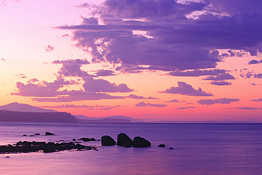 Sunset at Hornby Island, British Columbia, Canada