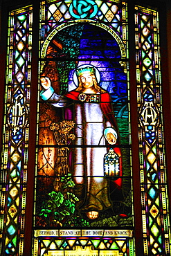 Stained Glass Window Of Christ