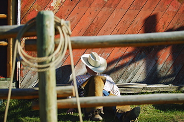 Cowboy Takes A Nap