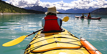 Kayaker Taking A Break