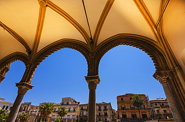 Palermo Cathedral in the area of Palermo, Sicily, Italy, Sicily, Italy