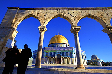 The Dome of the Rock, Temple Mount, UNESCO World Heritage Site, Jerusalem, Israel, Middle East