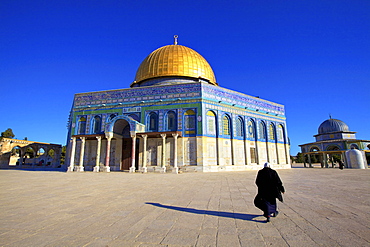 The Dome of the Rock, Temple Mount, UNESCO World Heritage Site, Jerusalem, Israel, Middle East