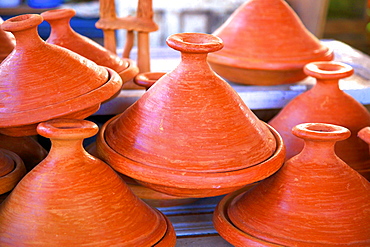 Tagine pots, Tangier, Morocco, North Africa, Africa