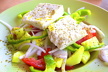 Greek Salad, The Peloponnese, Greece, Europe