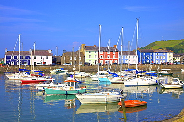 The Harbour at Aberaeron, Cardigan Bay, Wales, United Kingdom, Europe