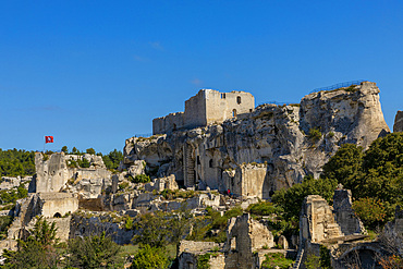 The Chateau des Baux, Les Baux-de-Provence, Provence-Alpes-Cote d'Azur, France, Western Europe