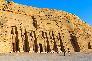 The Small Temple of Hathor and Nefertari, Abu Simbel, Abu Simbel, UNESCO World Heritage Site, Egypt, North Africa, Africa