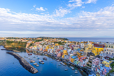 Marina di Corricella, Procida, Flegrean Islands, Campania, Italy, Europe