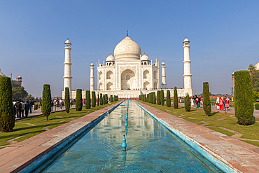 Taj Mahal, UNESCO World Heritage Site, Agra, Uttar Pradesh, India, South Asia, Asia