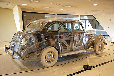 Transparent Car (The Ghost Car), built in America by General Motors for the 1939 New York World's Fair, National Museum of Qatar, Doha, Qatar, Middle East