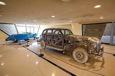 Transparent Car (The Ghost Car), built in America by General Motors for the 1939 New York World's Fair, National Museum of Qatar, Doha, Qatar, Middle East