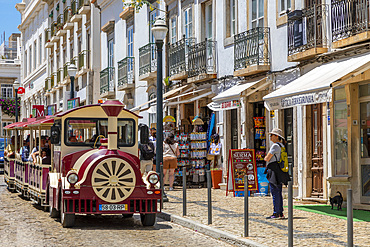 Tavira Tourist Train, Tavira, Algarve, Portugal, Iberian Peninsula, South Western Europe