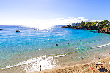 Cala Llenya Beach, Ibiza, Balearic Islands, Spain, Mediterranean, Europe