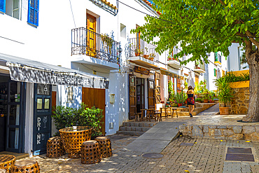 Restaurants at Sant Joan de Labritja, Ibiza, Balearic Islands, Spain