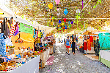 Las Dalias Hippy Market, Sant Carles de Peralta, Ibiza, Balearic Islands, Spain, Mediterranean, Europe