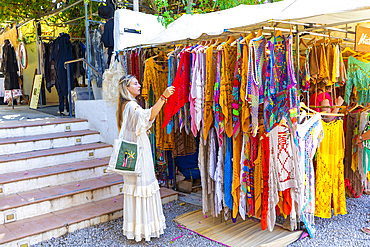 Las Dalias Hippy Market, Sant Carles de Peralta, Ibiza, Balearic Islands, Spain