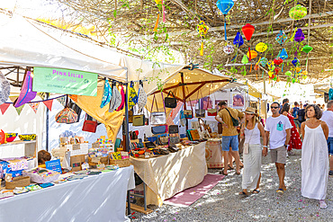 Las Dalias Hippy Market, Sant Carles de Peralta, Ibiza, Balearic Islands, Spain