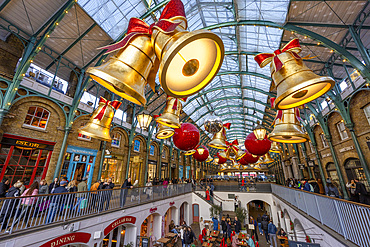 Christmas Decorations at Covent Garden, London, UK