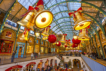 Christmas Decorations at Covent Garden, London, England, United Kingdom