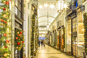 The Piccadilly Arcade at Christmas, London, England, United Kingdom