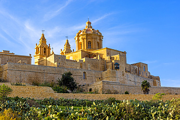 The Metropolitan Cathedral of Saint Paul, Mdina, Malta, Southern Europe