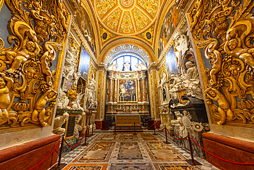 Chapel of the Langue of Aragon in St. John's Co-Cathedral, Valletta, Malta, Southern Europe