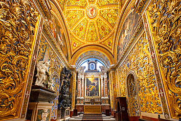 Chapel of the Langue of Castile in St. John's Co-Cathedral, Valletta, Malta, Southern Europe